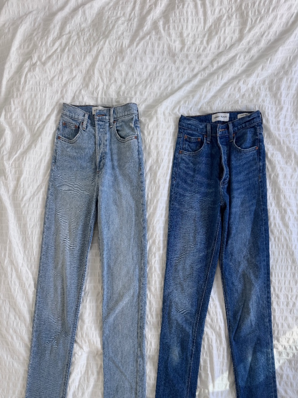 Aritzia - Denim Forum The Yoko High Rise Slim Jeans